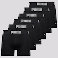 Kit Cueca Boxer Puma Seamless - 6 Unidades - Masculino PRETO