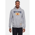 Blusão De Moletom Com Capuz Mitchell & Ness Collegiate Mitchell & Ness - Masculino CINZA ESCURO