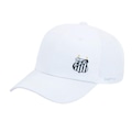 Boné Aba Curva Supercap Santos Escudo Strapback - Adulto BRANCO
