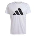 Camiseta adidas M/C Run It - Masculina BRANCO/PRETO