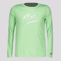 Camisa Manga Longa Umbro Basic Uv - Infantil VERDE CLARO