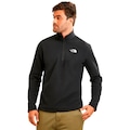 Blusão de Moletom com Capuz The North Face Fleece Glacier Zip - Masculino PRETO