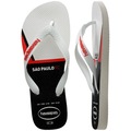 Chinelo do São Paulo FC Havaianas Top Times Masculino BRANCO