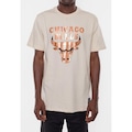 Camiseta Nba Sunshine Chicago Bulls Vintage - Masculina BEGE