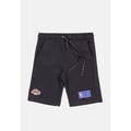 Bermuda NBA Moletom Logo Los Angeles Lakers Pura - NBA - Infantil PRETO