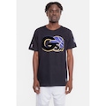 Camiseta NBA Floco Golden Stante Warriors - Masculina PRETO