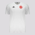 Camisa do Vasco Kappa Supporter Stripe - Masculina BRANCO