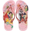 Chinelo Havaianas Slim Princess - Infantil ROSA/PRETO