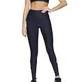 Calça Legging Run More Blocking com Bolso - Feminina PRETO