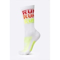Meia Hupi Run Run Run - Unissex PRETO