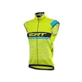 Colete Corta Vento Ert Ciclismo Cycling Team - Feminino AMARELO/AZUL