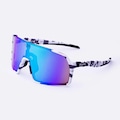Óculos de Sol Unissex Hupi Andez Camo BRANCO/CINZA