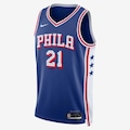 Camiseta Regata Nike James Harden Philadelphia 76Ers 2024/25 Icon Edition Masculina AZUL