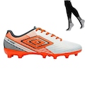 Chuteira de Campo Umbro Fire + Par de Meião - Adulto 38