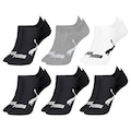Meias Puma Sapatilha Esportiva - 6 Pares - Masculina PRETO