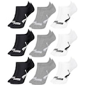 Meias Puma Sapatilha Esportiva - 9 Pares - Masculina BRANCO