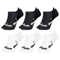 Meias Puma Sapatilha Esportiva - 6 Pares - Masculina BRANCO