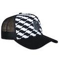 Boné New Era 9Forty A-Frame Trucker Calcada Nfl 2024 Sao Paulo Game - Masculino PRETO/BRANCO