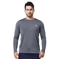 Camiseta Manga Longa Performance Wear Uv 50+ Proteção Solar - Masculina CINZA