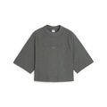 Camiseta Puma Oversized Classics - Feminina CINZA ESCURO