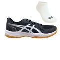 Tênis Asics Upcourt 6 + Meia - Feminino PRETO/BRANCO