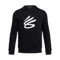 Blusão de Moletom com Capuz Under Armour Curry Splash Hoodie - Infantil PRETO