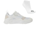 Kit Tênis Puma Trinity + Meia - Masculino BRANCO/BEGE
