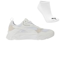 Tênis Puma Trinity + Par de Meia - Feminino BRANCO/BEGE