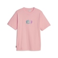 Camiseta Puma Graphic Downtown - Feminina PESSEGO