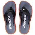 Sandália Chinelo Megah - Kenner PRETO/LARANJA