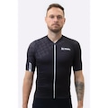 Camiseta Ciclismo Hupi Andorra - Masculina PRETO/CINZA