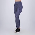 Calça Legging Fila Pinstripes - Feminina AZUL ESCURO