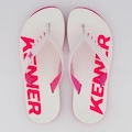 Chinelo Kenner Red - Unissex BRANCO