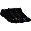 Kit Meia Oakley Bark Low Quarter 3 - Masculino PRETO