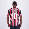 Camisa do São Paulo II 2024 New Balance com Patrocínio 10 Luciano - Masculina VERMELHO