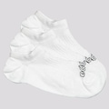 Kit Meias Kappa com 3 Pares Super Invisível - 34 A 39 - Feminina BRANCO