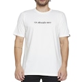 Camiseta Quiksilver Omni Font - Masculina BRANCO
