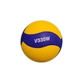 Bola de Vôlei Mikasa Couro Sintético V335W AMARELO/AZUL