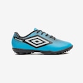 Chuteira Society Umbro Cannon - Infantil AZUL