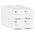 Kit Magnésio em Bloco Chalk Block Cross Escalada 56G - 16 Unidades BRANCO