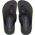 Chinelo Kenner Kivah Cushy - Masculina PRETO/VERDE