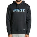 Blusão de Moletom Canguru com Capuz Hurley Fastlane - Masculino PRETO