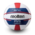 Bola de Volei de Praia Molten Elite V5B5000 Fivb Approved T5 BRANCO/VERMELHO
