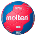 Bola de Handball Molten Hf1800 Rb Ihf Approved sem Resina H2 AZUL/VERMELHO