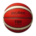 Bola de Basketball Molten Bg5000 em Couro Fiba Approved T7 MARROM