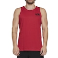 Camiseta Regata Quiksilver Quik Space Logo Sm25 - Masculina VERMELHO