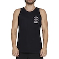 Camiseta Regata Quiksilver Vertical Logos Sm25 - Masculina PRETO