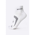 Meia de Corrida Hupi Pro Prime - 34 A 38 - Adulto BRANCO/CINZA