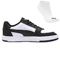 Tênis Puma Caven 2.0 Bdp + Par de Meia - Masculio PRETO/BRANCO