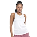 Camiseta Regata Feminina adidas Treino Básica BRANCO/PRETO